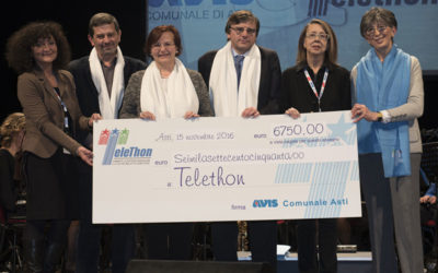 AVIS Comunale Asti e Fondazione Telethon: anche quest’anno è stata rinnovata la partnership.