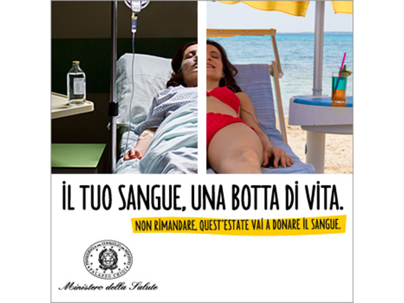 IL TUO SANGUE. UNA BOTTA DI VITA.